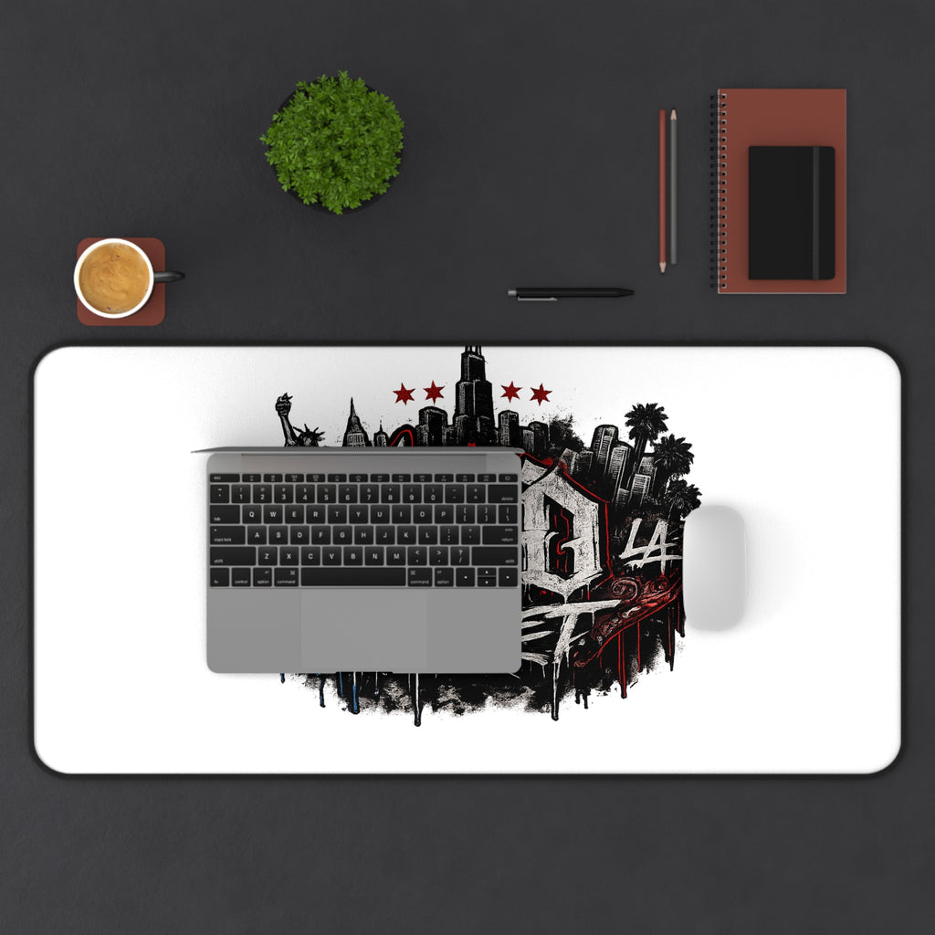 Street City Desk Mat — ATD Street Graffiti Skyline Gaming Mouse Pad