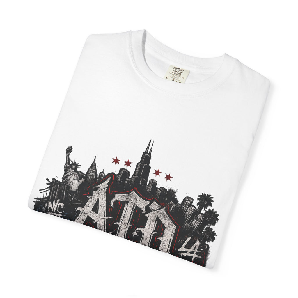 Street City T-Shirt — ATD Street Graffiti Skyline Tee