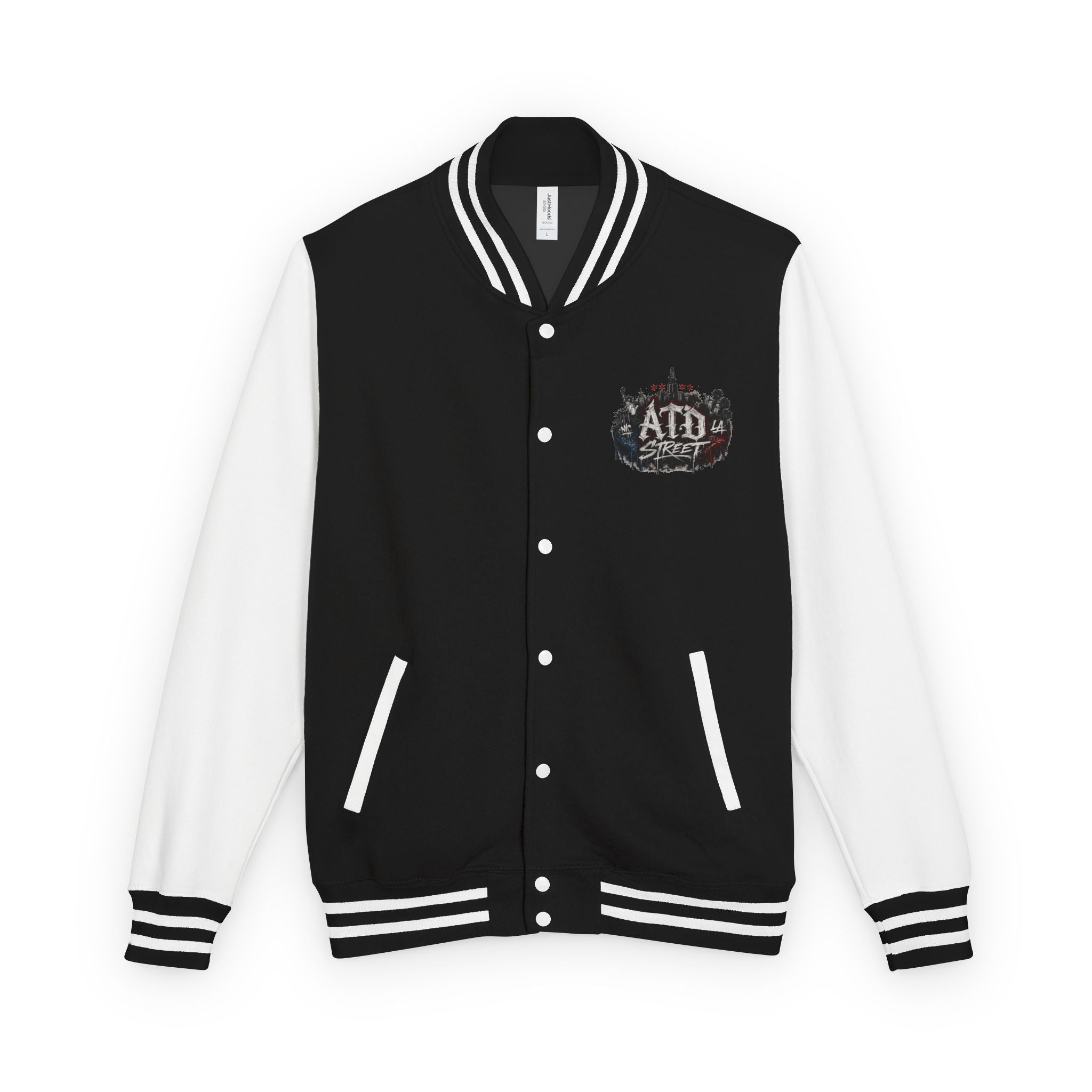 Letterman Jacket — Vintage 'ATD' Crest with Chicago • Los Angeles • New York City Cities