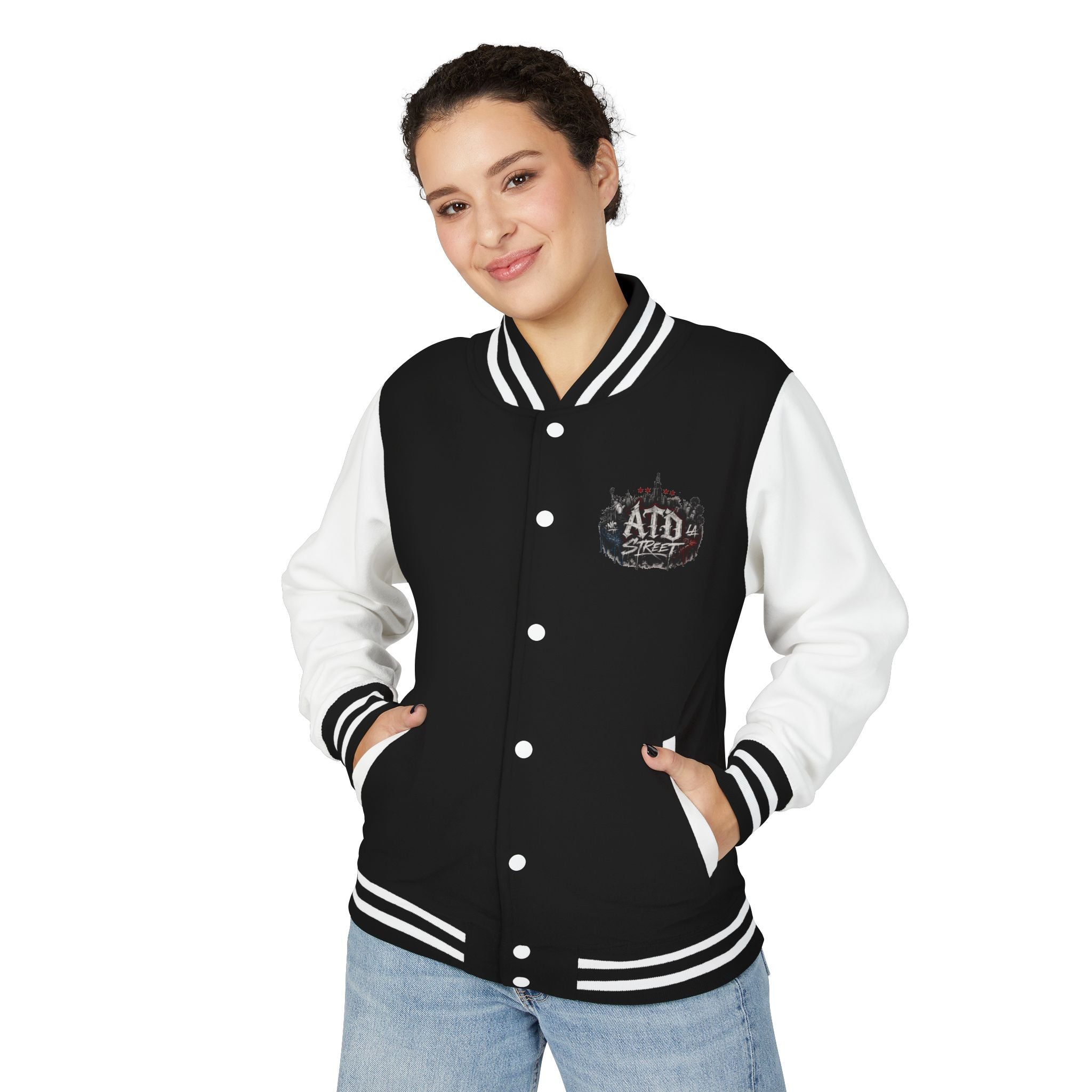 Letterman Jacket — Vintage 'ATD' Crest with Chicago • Los Angeles • New York City Cities