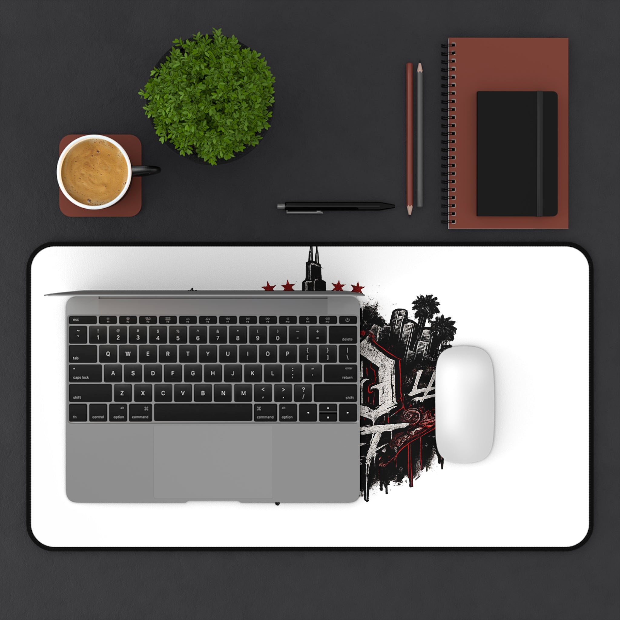 Street City Desk Mat — ATD Street Graffiti Skyline Gaming Mouse Pad