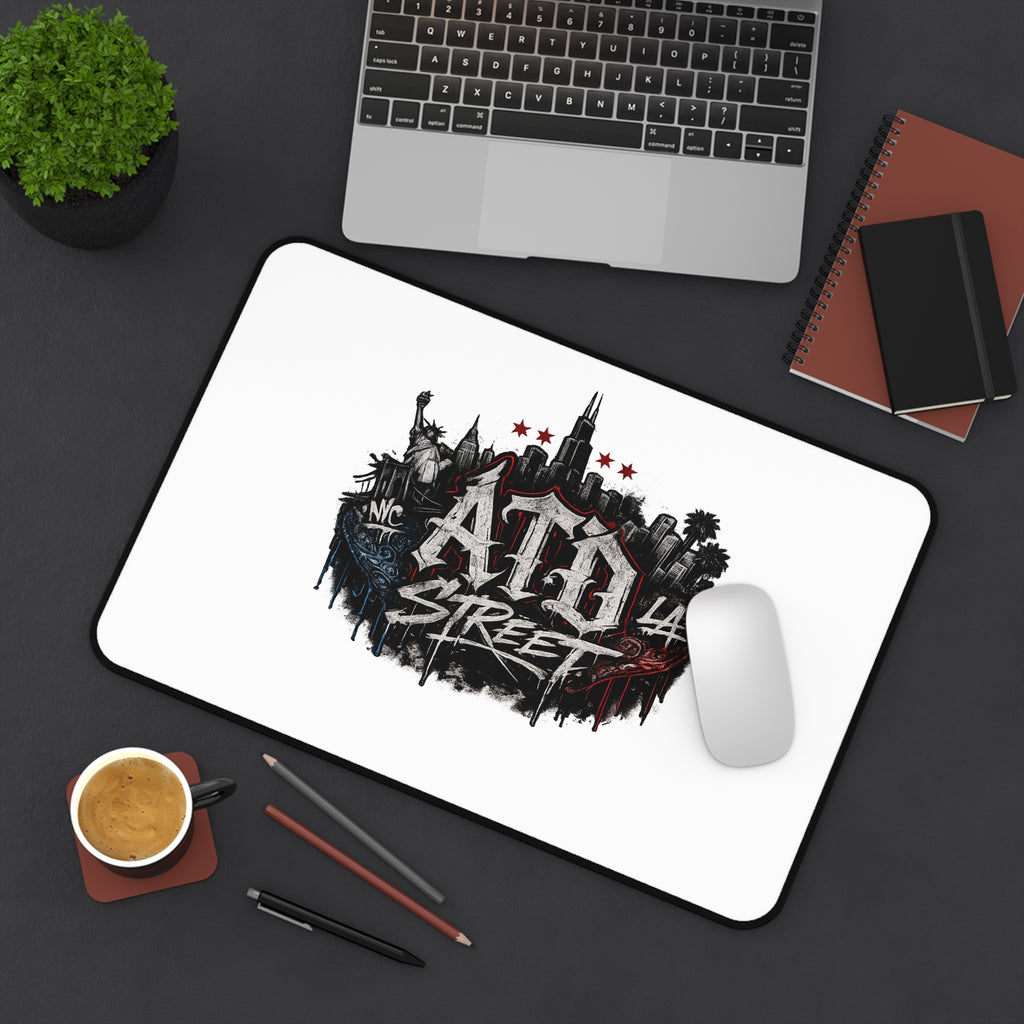 Street City Desk Mat — ATD Street Graffiti Skyline Gaming Mouse Pad