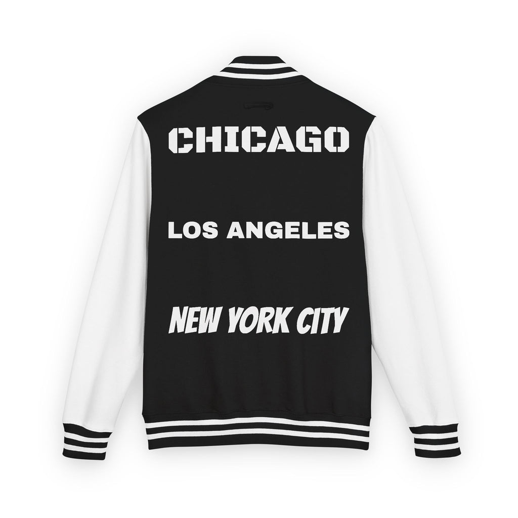 Letterman Jacket — Vintage 'ATD' Crest with Chicago • Los Angeles • New York City Cities